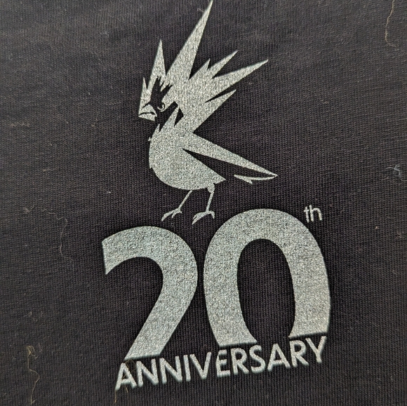 RARE Cyberpunk 2077 Samurai CD Projekt Red 20th Anniversary T Shirt Official SM - Picture 5 of 7
